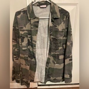 Pink Lily size small camo jacket